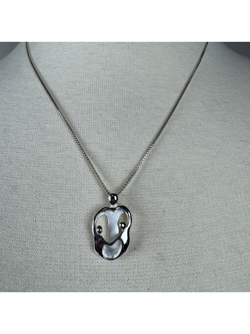 Carolyn Pollack Silver Heart Necklace